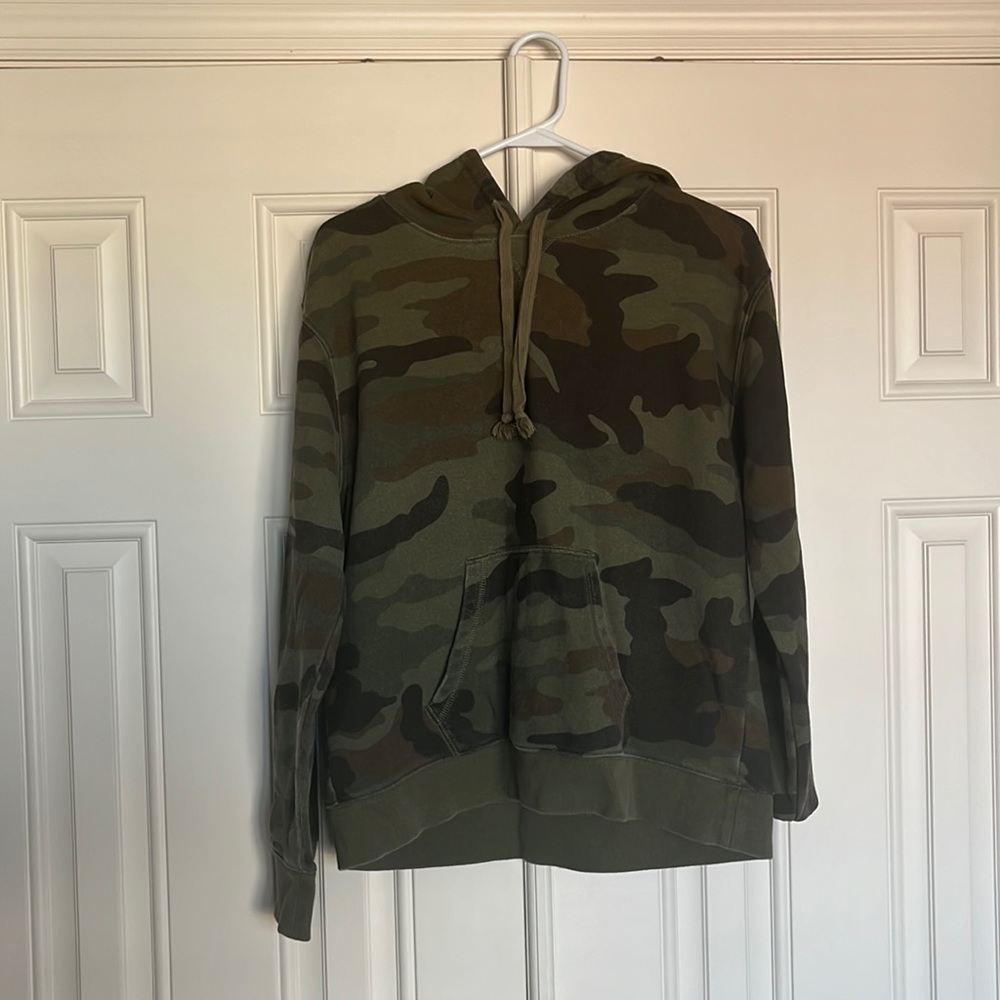 J Crew camo hoodie